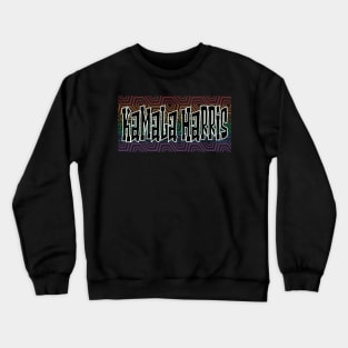 LGBTQ PATTERN USA KAMALA HARRIS Crewneck Sweatshirt